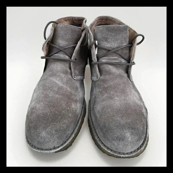UGG Leighton Taupe Men’s Suede Casual Comfort Lace Up Chukka Boots Size 10.5 EEE - Picture 1 of 8